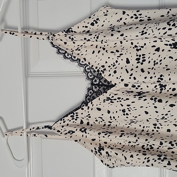 NWT Small A New Day Spotted Slip Midi Dress - Picture 2 of 7